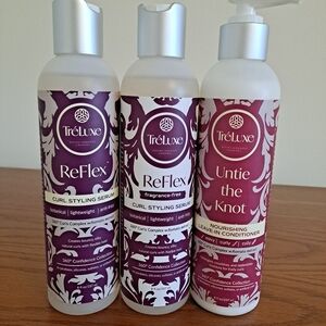 TreLuxe Curl Reflex Curl Styling Serum & Untie the Knot Leave in Conditioner